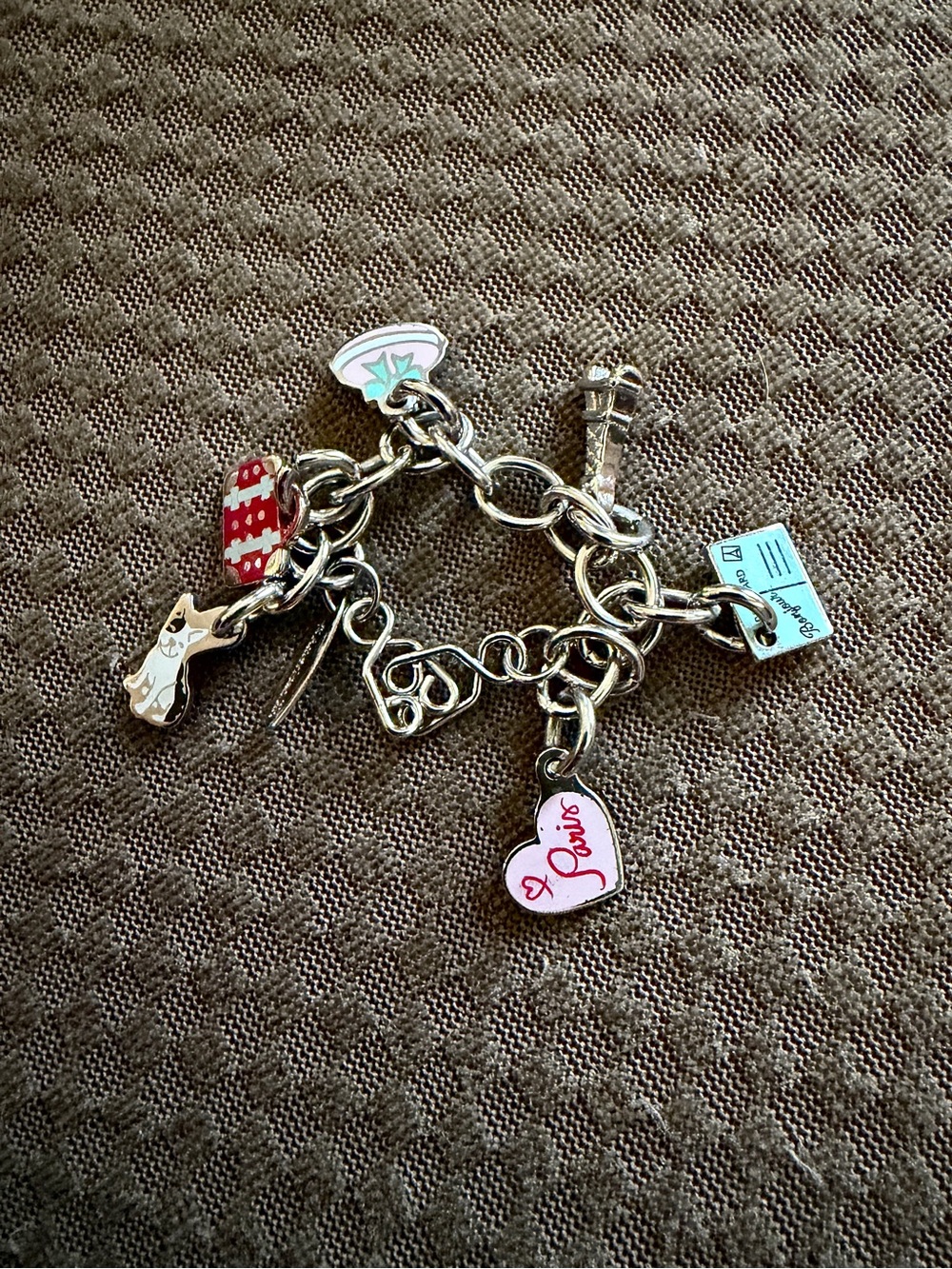 American Girl Grace Thomas Charm Bracelet. Paris Charms